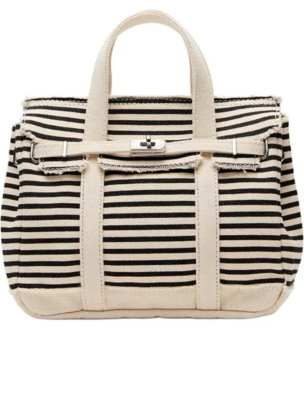 Sunwin VIRAL Boatkin Madaket Small Midnight Stripe Classic Tote Bag